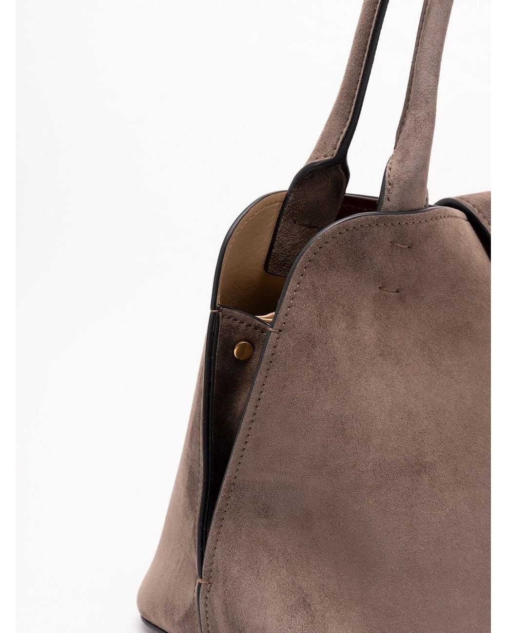 Versace Brown Vivian East/West Shoulder Bag