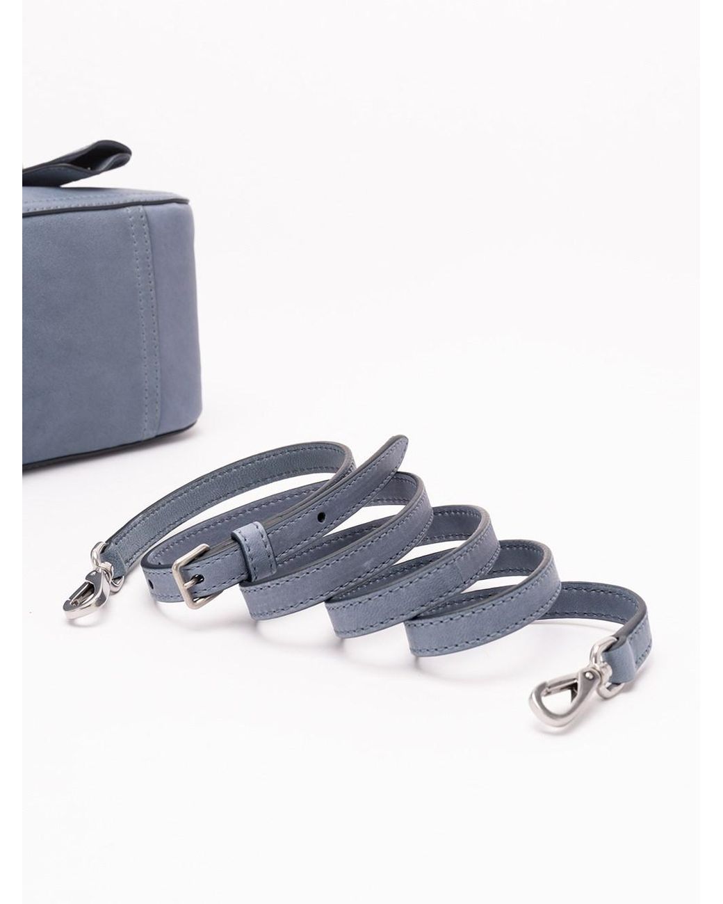 Miu Miu Blue Vivant Leather Bag