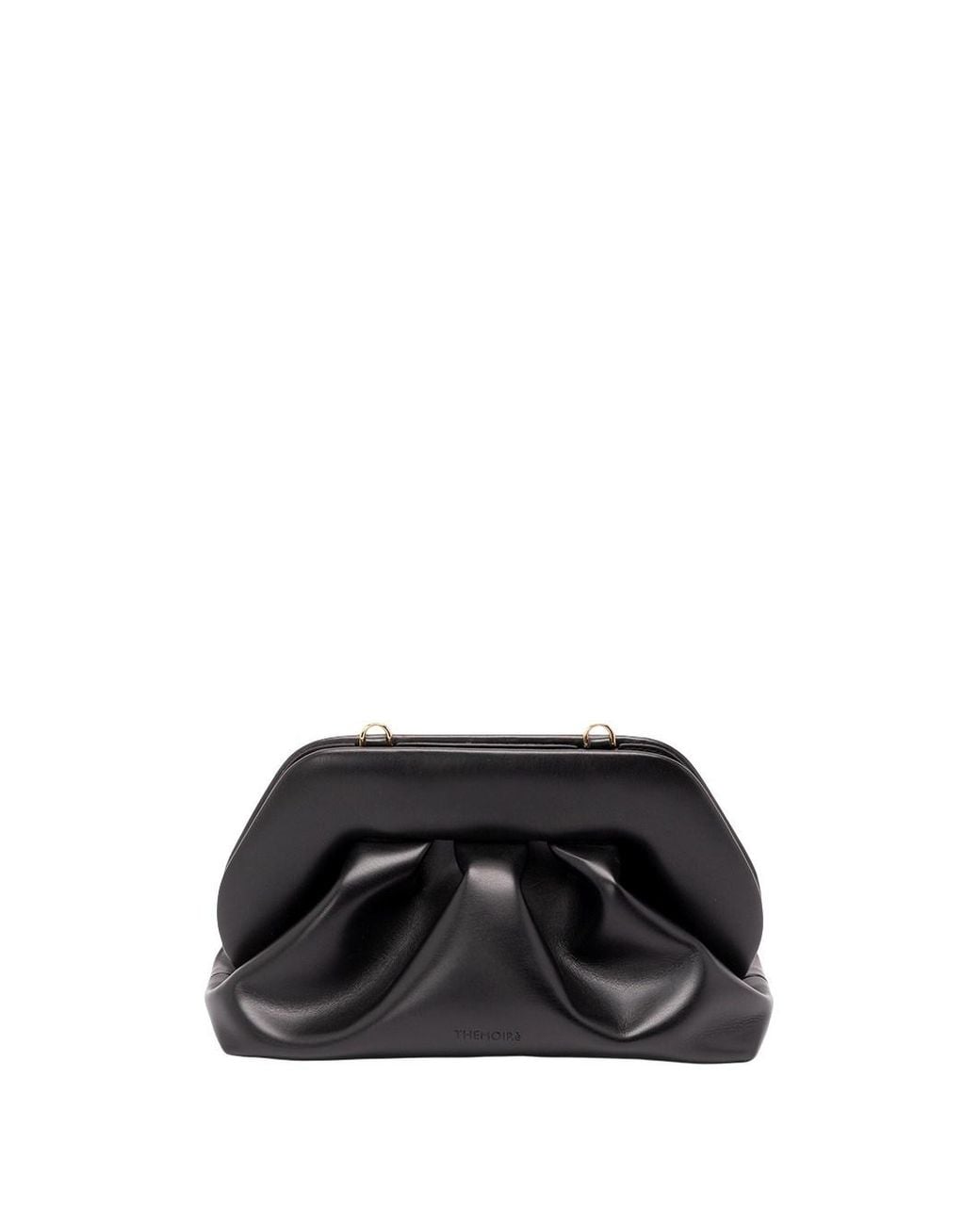 THEMOIRÈ Black Bios Medium Vegan Fabric Clutch