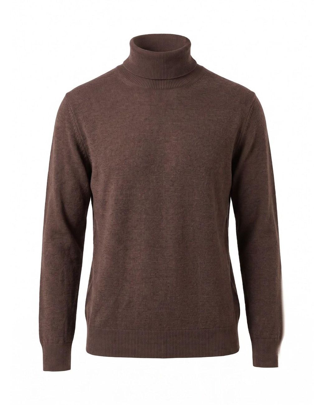 Altea Brown Turtle Neck Sweater for men