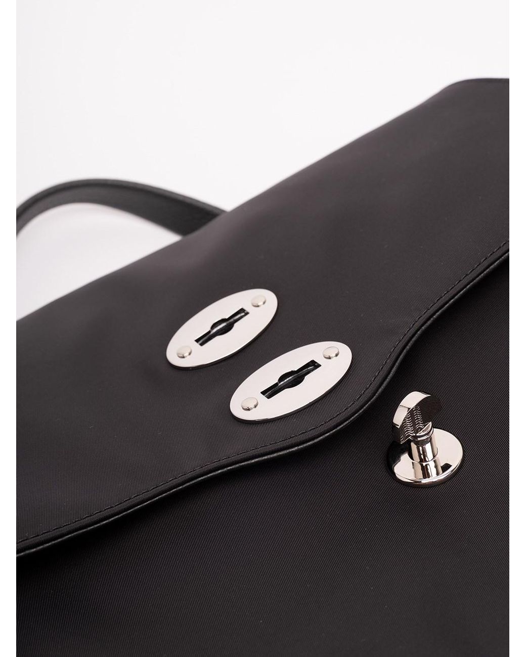 Zanellato Black Medium 'Postina Tokyo' Handbag