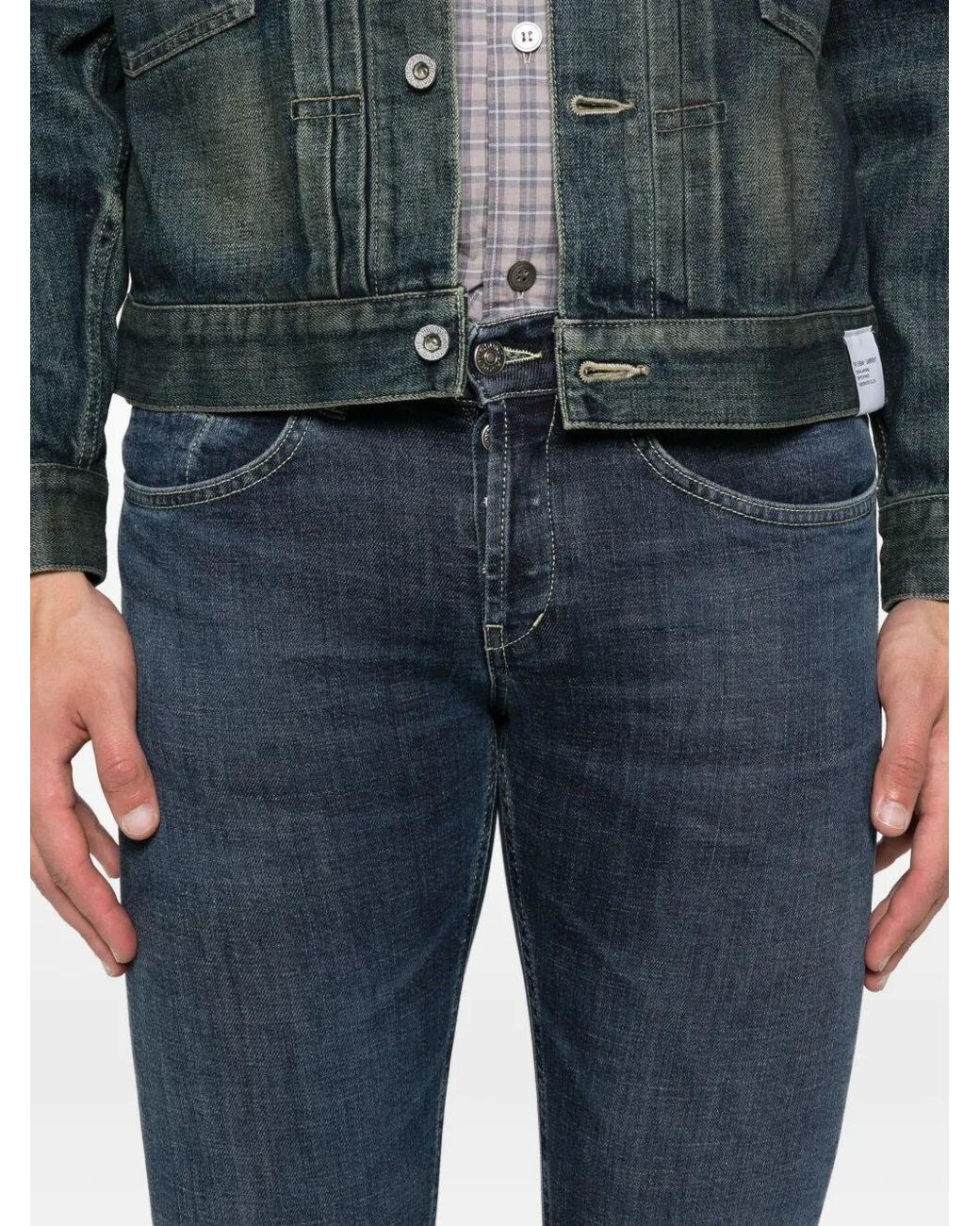 Dondup Blue 'George' 5-Pocket Pants for men