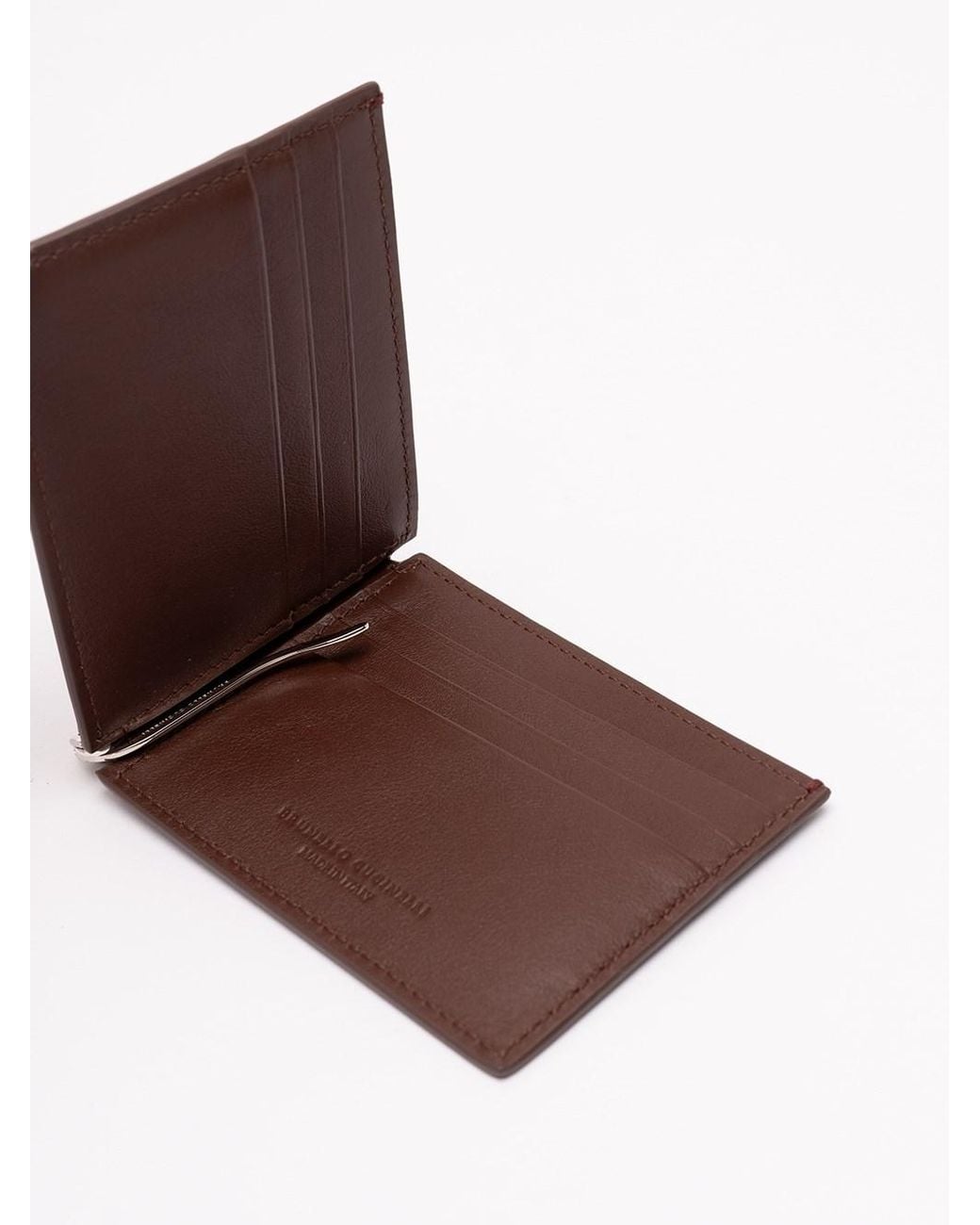 Brunello Cucinelli Purple Leather Wallet for men