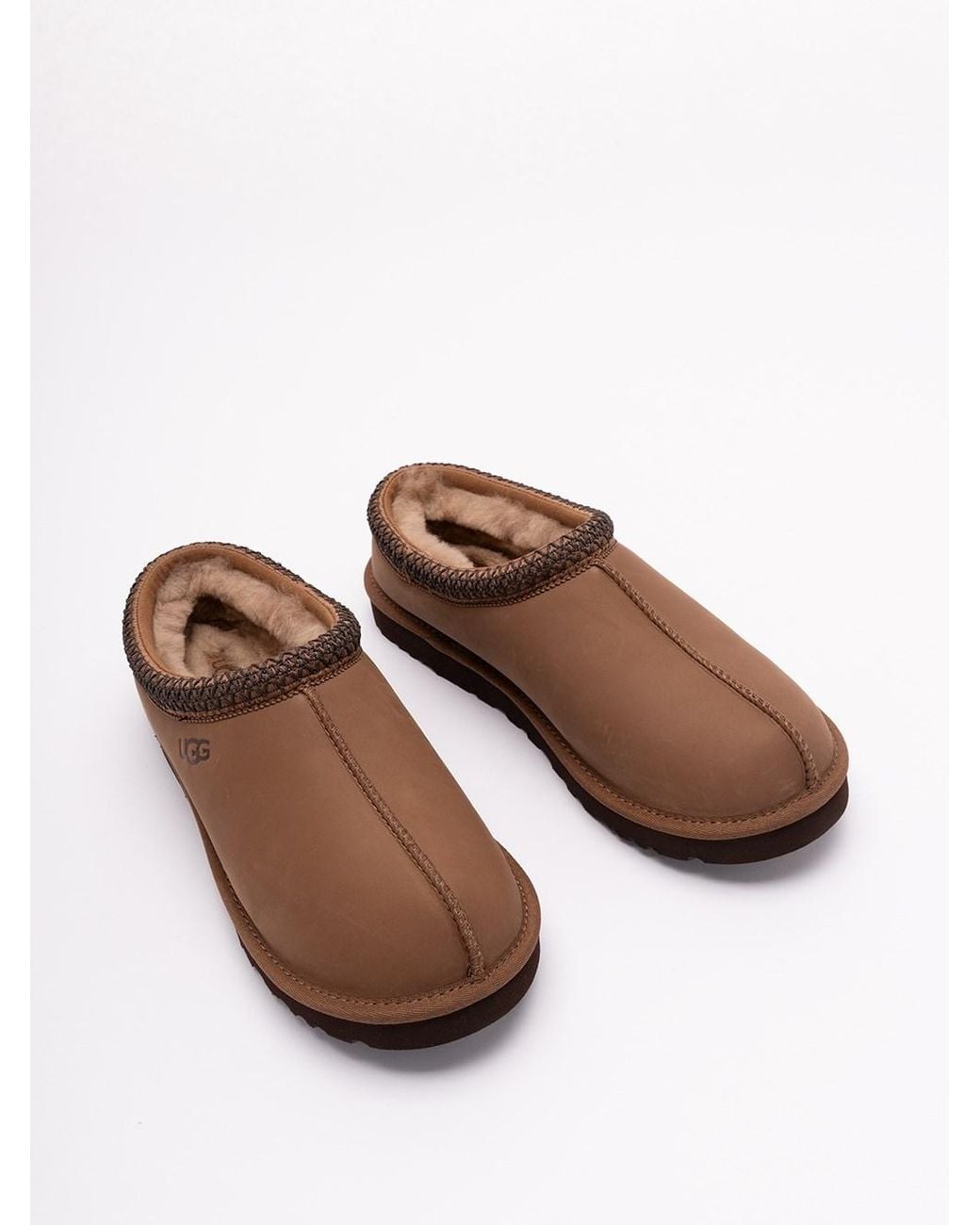 Ugg Brown Tasman Ll Nubuck Slippers for men