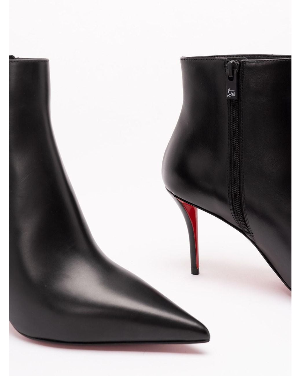 Christian Louboutin Black 'Miss Z 80' Boots