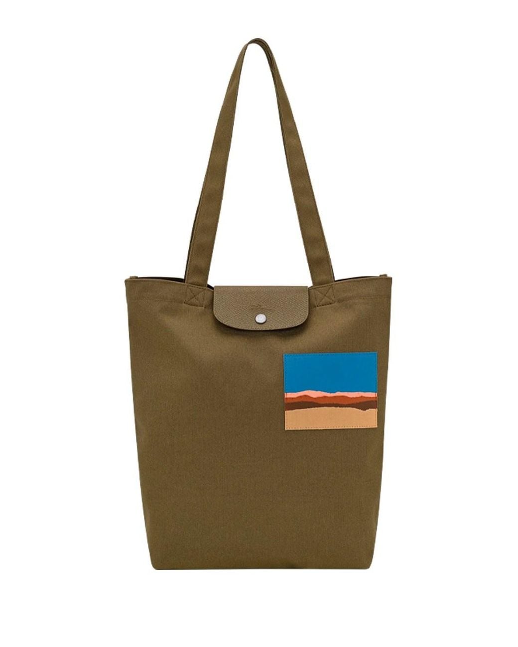 Longchamp Green X Caroline Hélain' Medium Tote