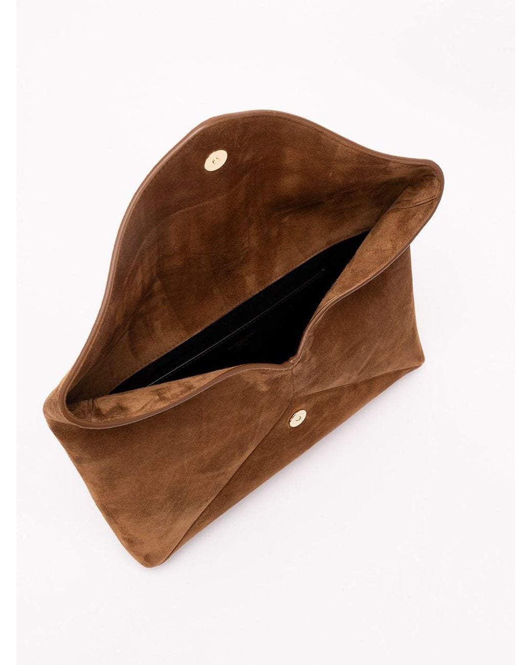 Saint Laurent Brown 'Cassandre' Pouch