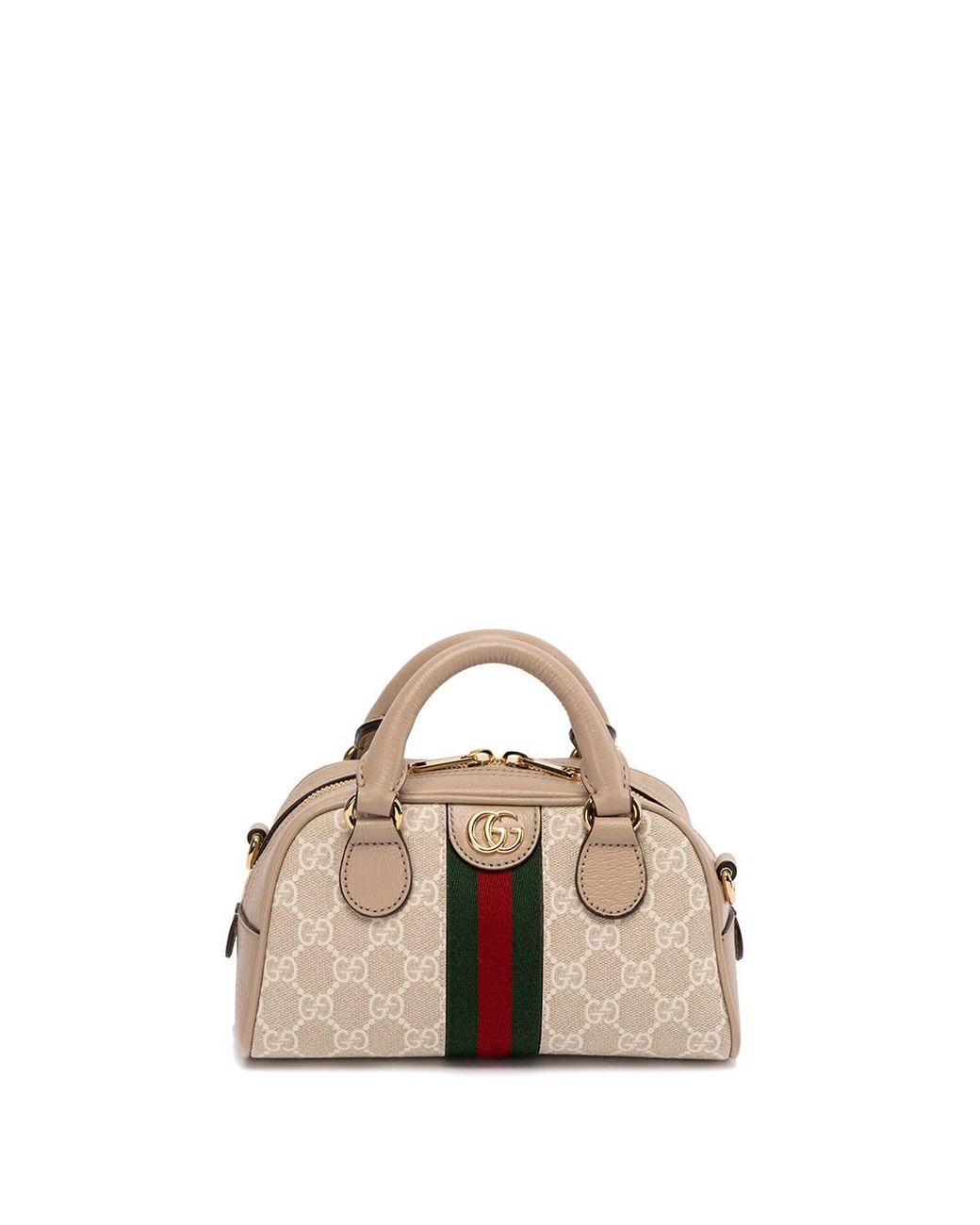 Gucci Ophidia GG Monogram Top Handle Bag Tote New Authentic Handbag Purse ❤️