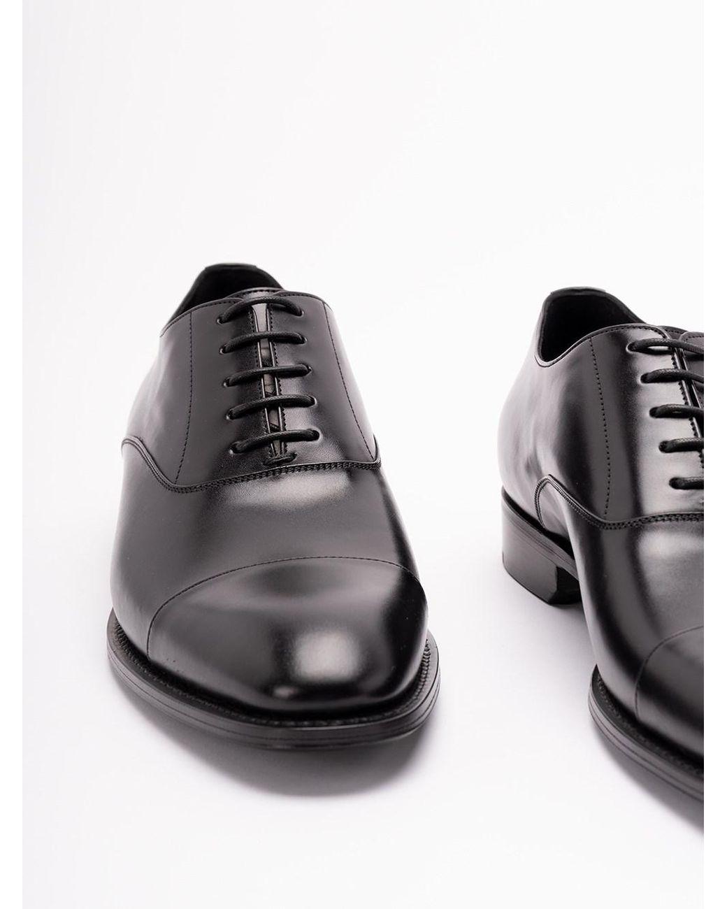 Saint Laurent White 'Sleepy' Lace-Ups for men