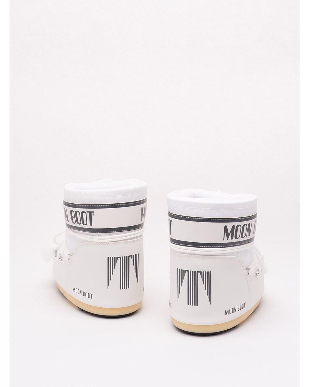 Moon Boot White 'Icon Low Nylon' Boots