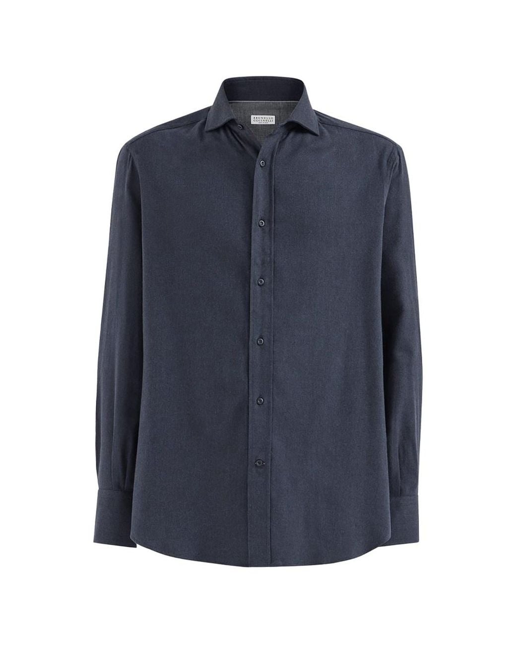 Brunello Cucinelli Blue Shirt for men