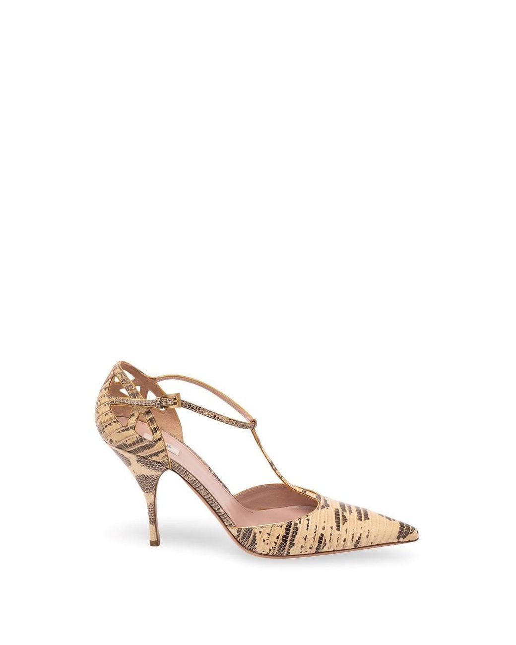 Prada Natural Tejus Pumps