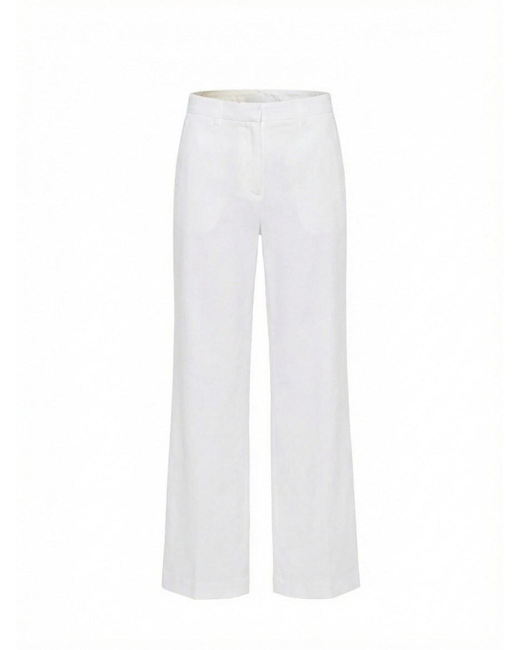 Berwich White Palazzo Pants