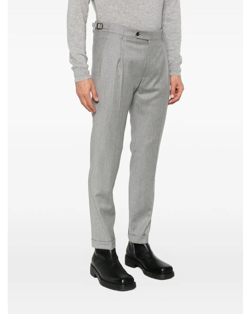 Berwich Gray Pants for men