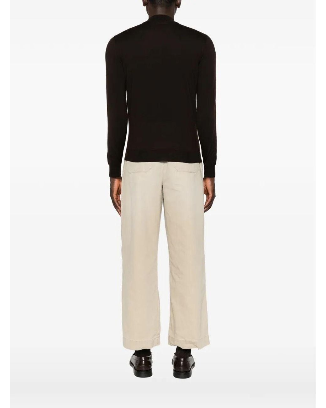 Drumohr Black Turtle Neck for men
