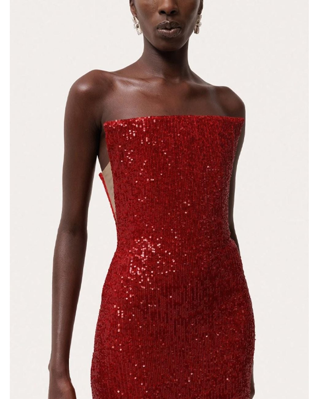 Nissa Red Evening Dress