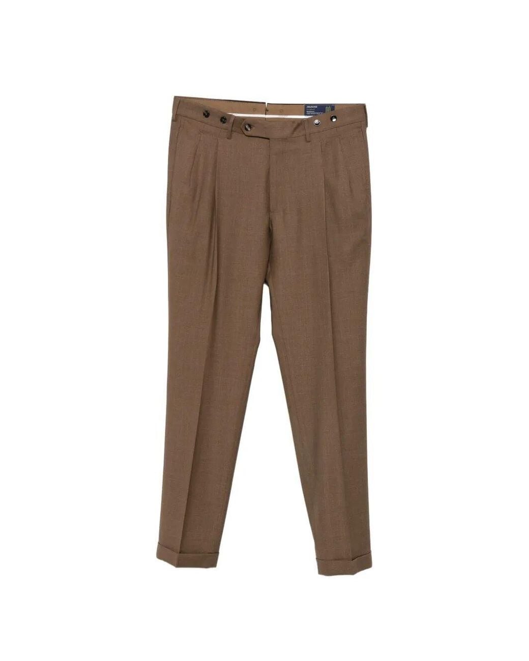 Berwich Brown Pants for men