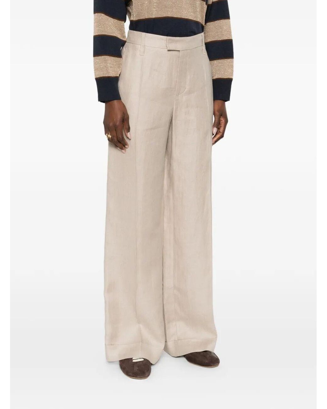 Brunello Cucinelli White Pants