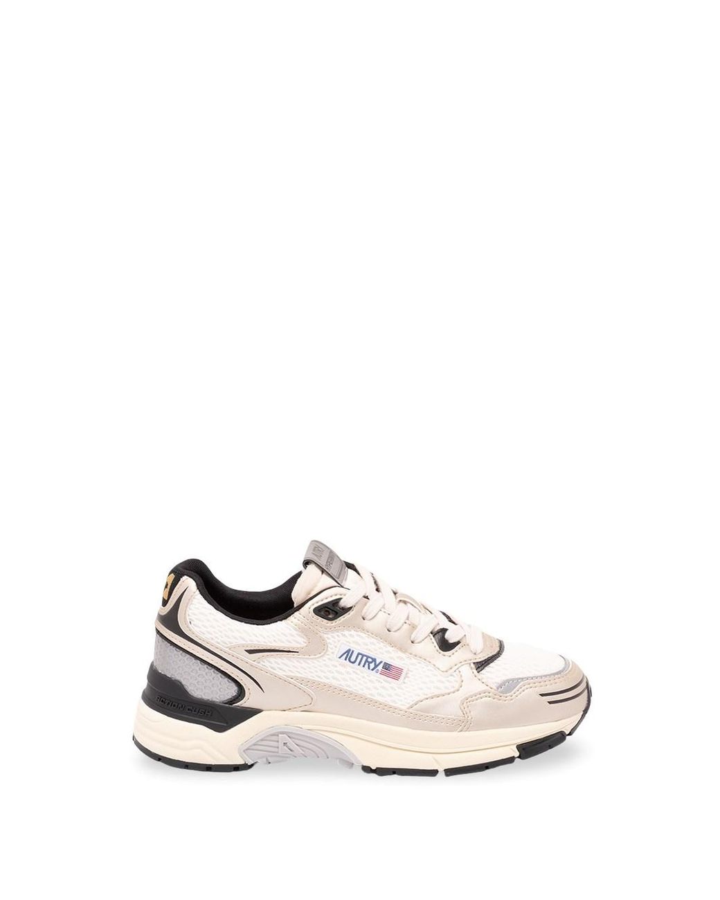 Autry White 'Hyperway' Low Sneakers