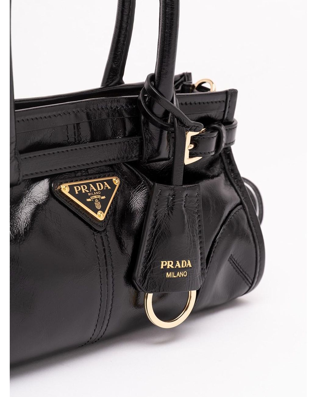 Prada Black Bonnie Mini Leather Bag