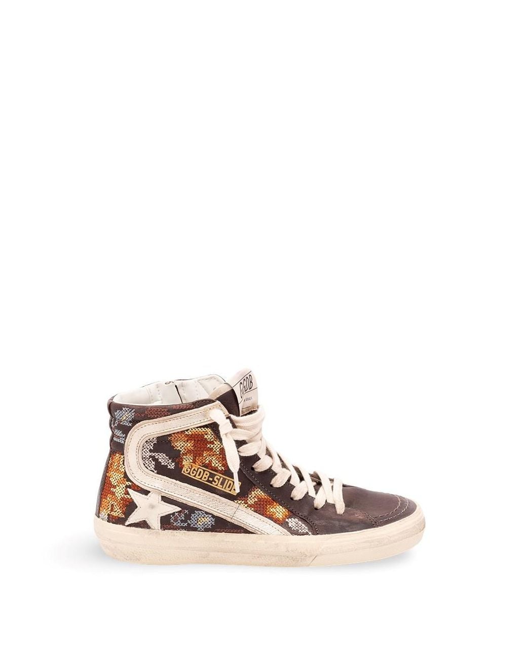 Golden Goose Deluxe Brand White 'Slide' Sneakers