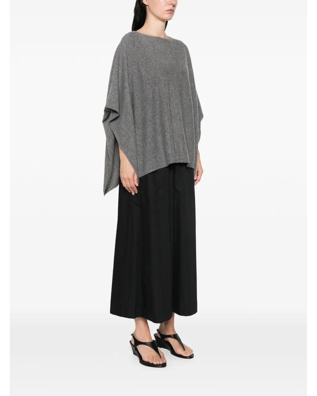 Not Shy Gray 'Pamina' Poncho