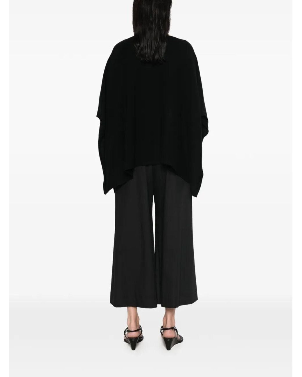 Not Shy Black 'Pamina' Poncho
