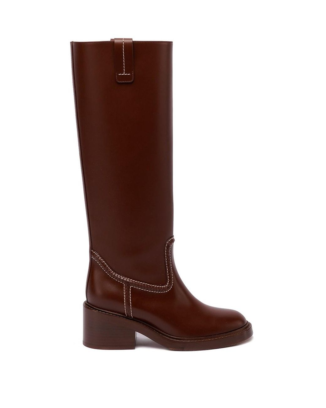 Chloé `mallo` Boots in Brown | Lyst