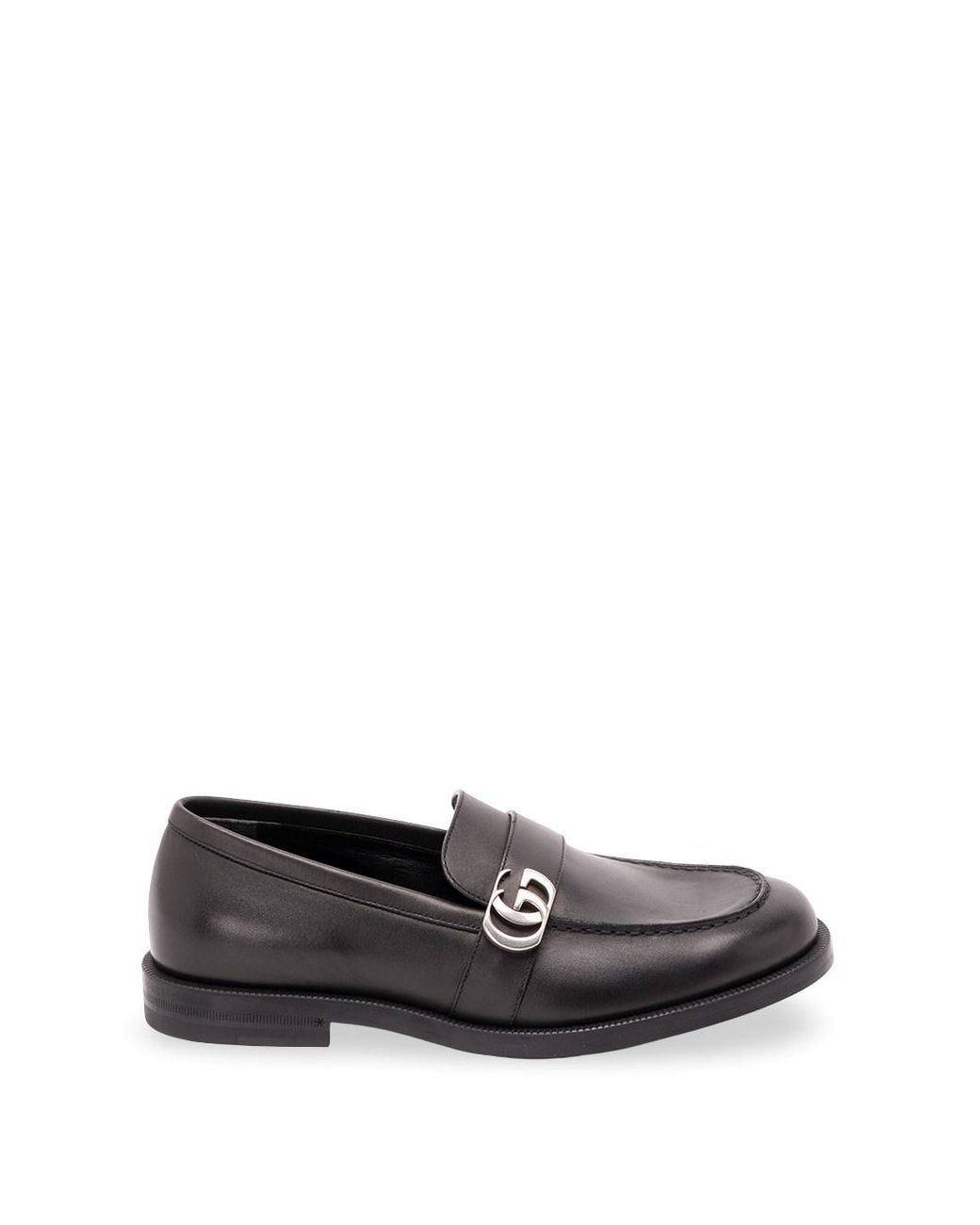 Gucci White Loafers With Double G for men