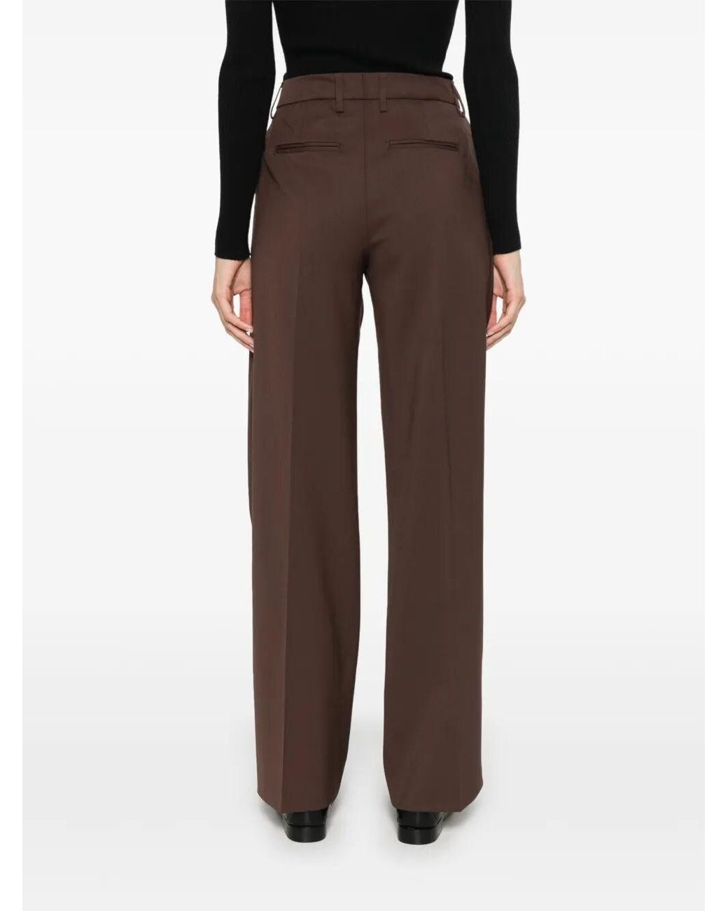 Dondup Brown 'Lia' Loose Fit Pants