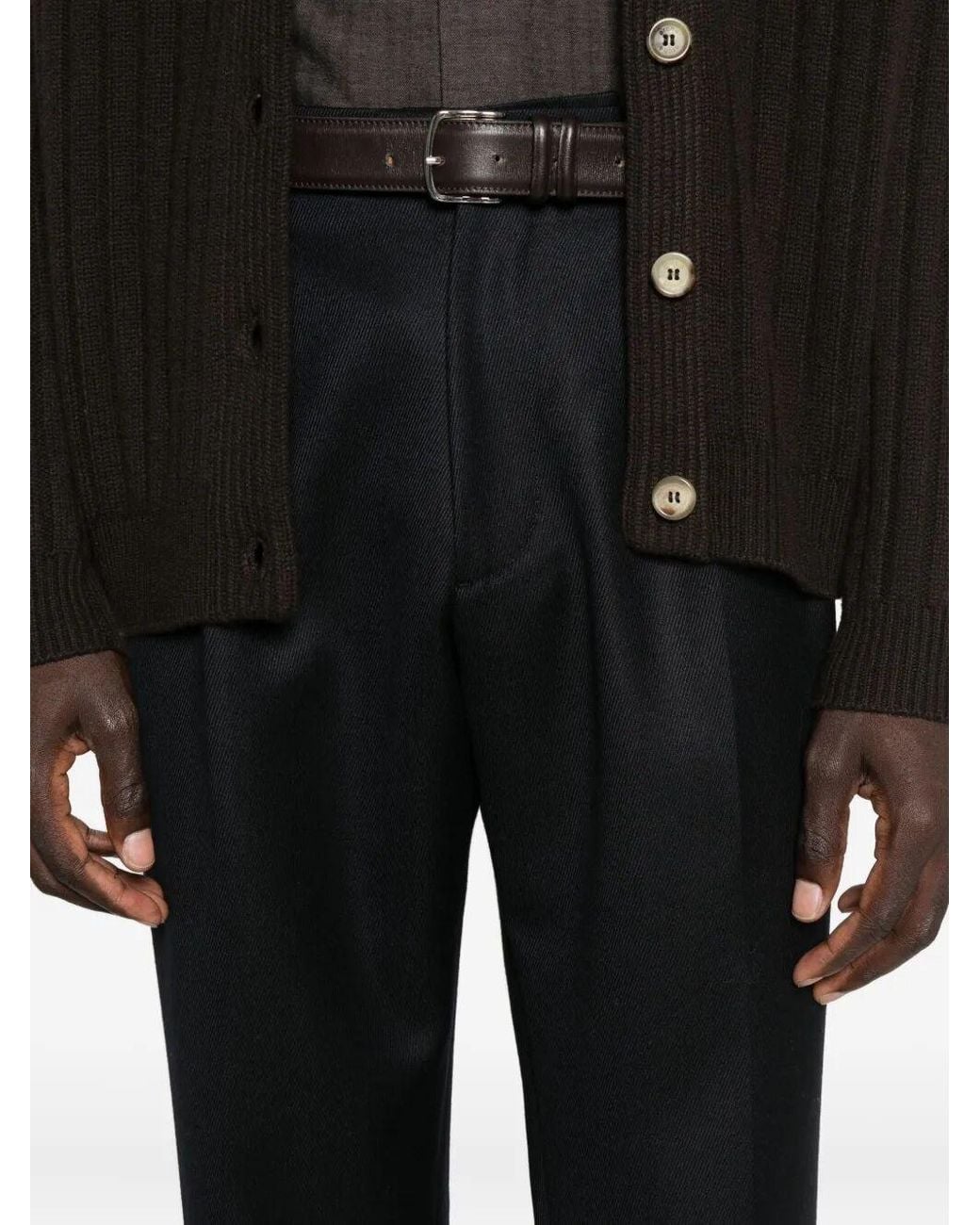 Berwich Black Pants for men