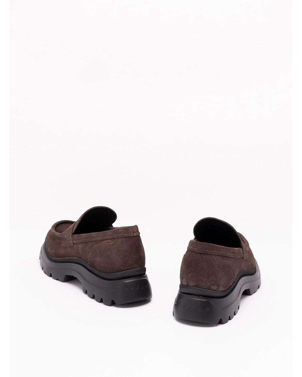 Hogan Brown H692 Loafers for men