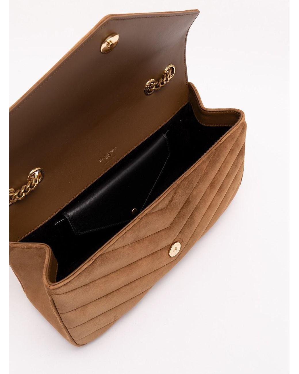 Saint Laurent Brown Loulou Medium