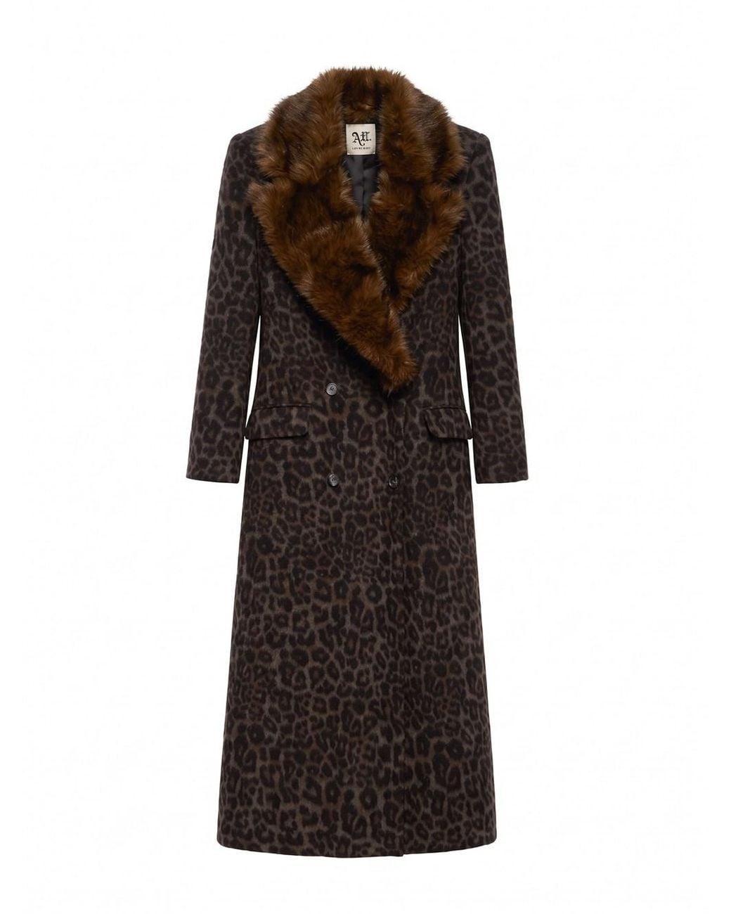 Aniye By Brown Ethel Faux Fur Coat