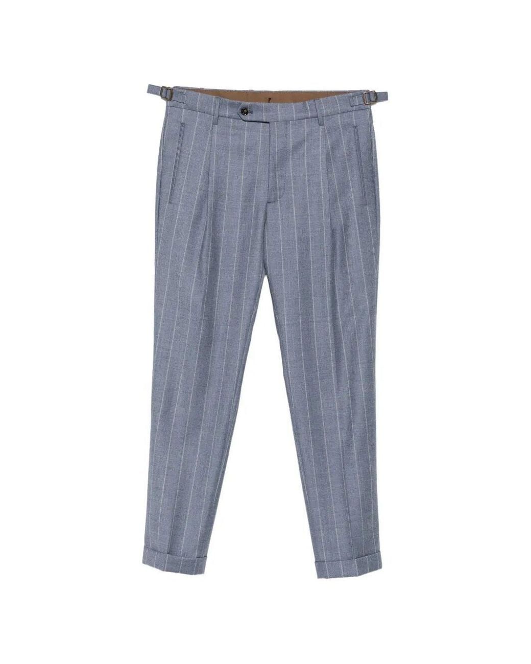 Berwich Blue Pants for men