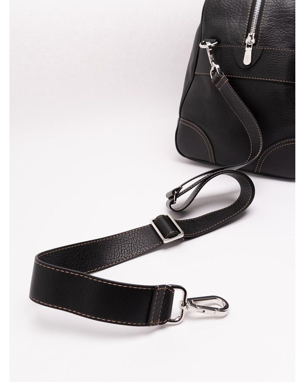 Brunello Cucinelli Black Weekender Bag for men