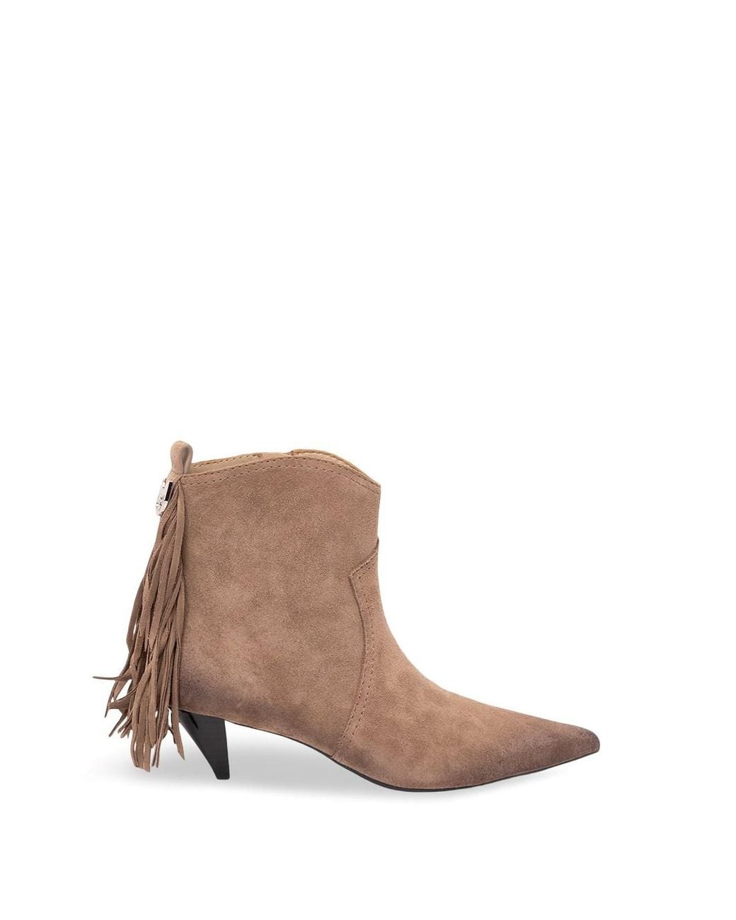 Pinko White 'Didi 01' Ankle Boots