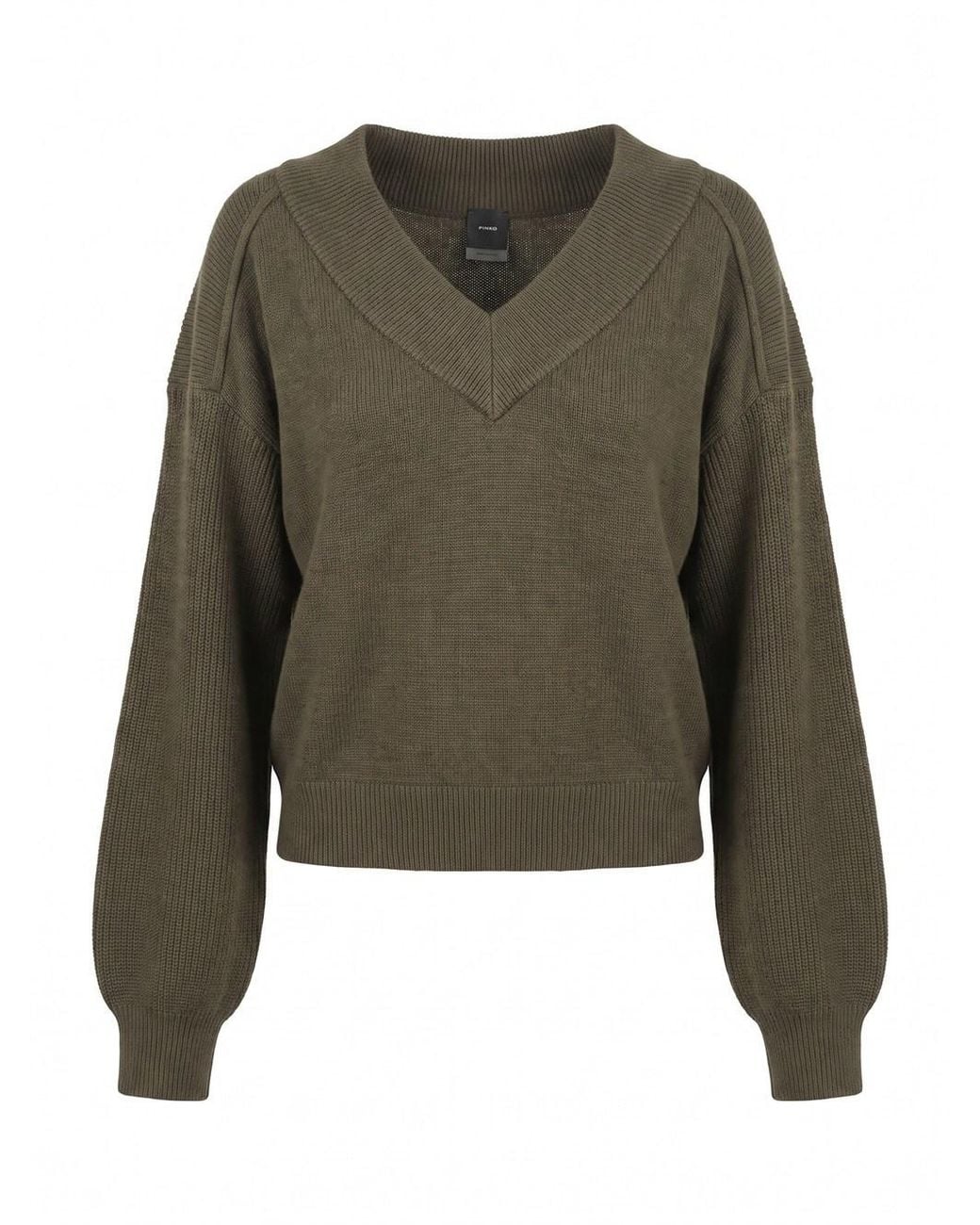 Pinko Green Ringhio Round Neck