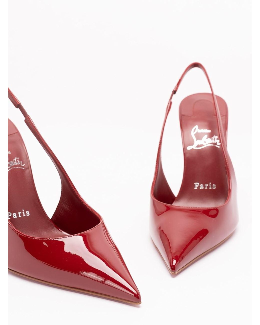 Christian Louboutin Red 'Miss Z 100' Slingback
