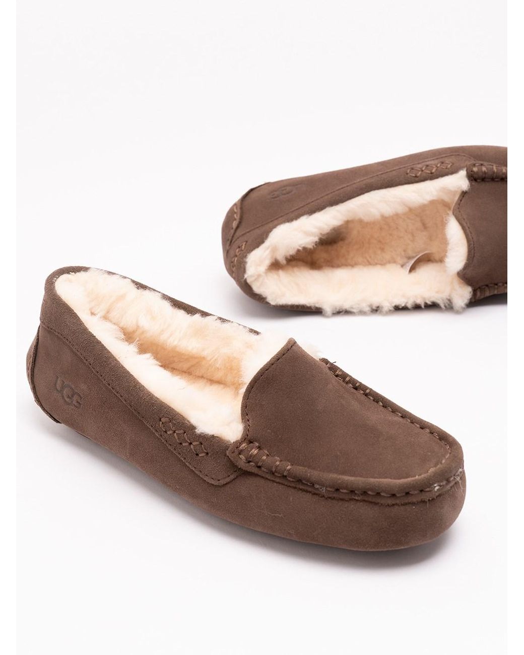 Ugg White Ansley Slippers