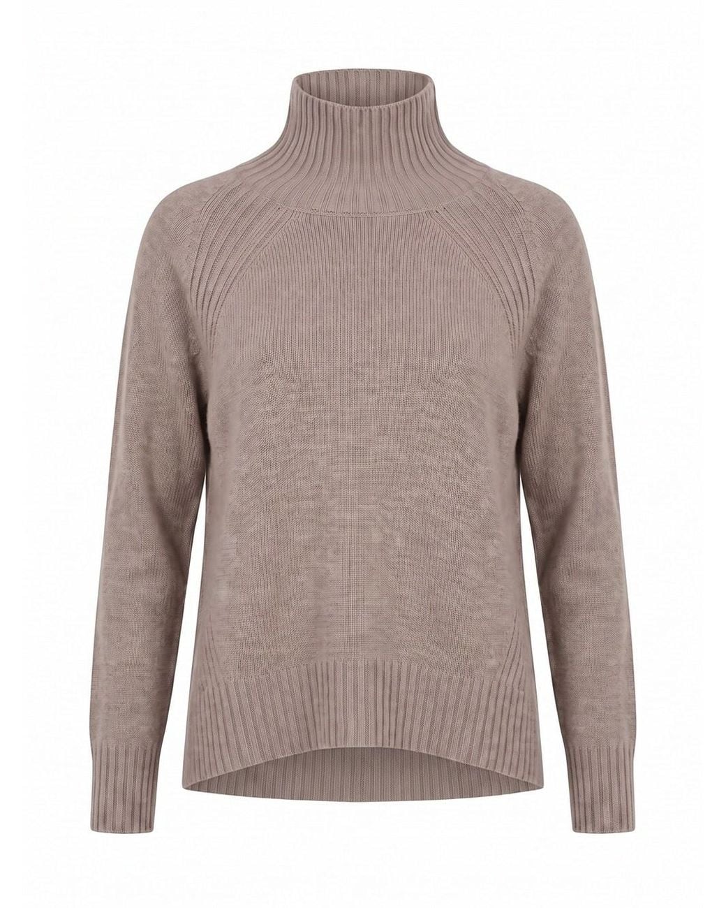 Dondup Gray Regular Turtle Neck Sweater