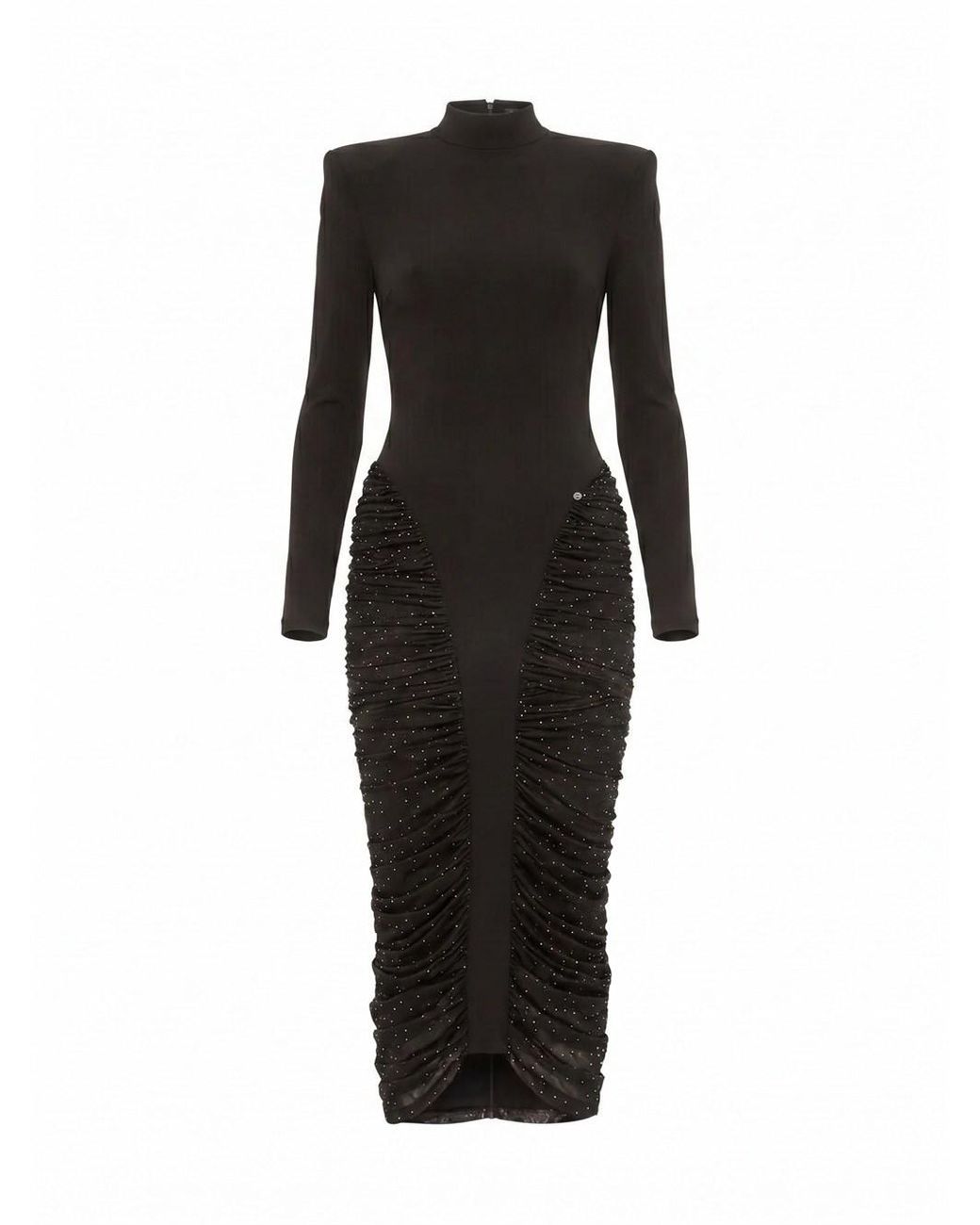 Nissa Black Evening Dress