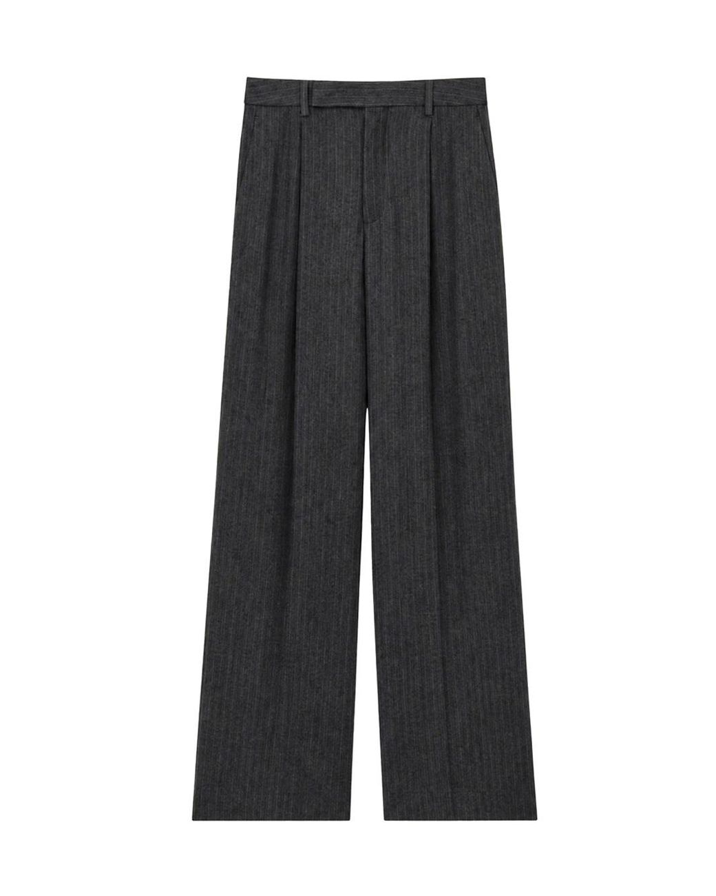 Saint Laurent Gray Fluid Pants for men