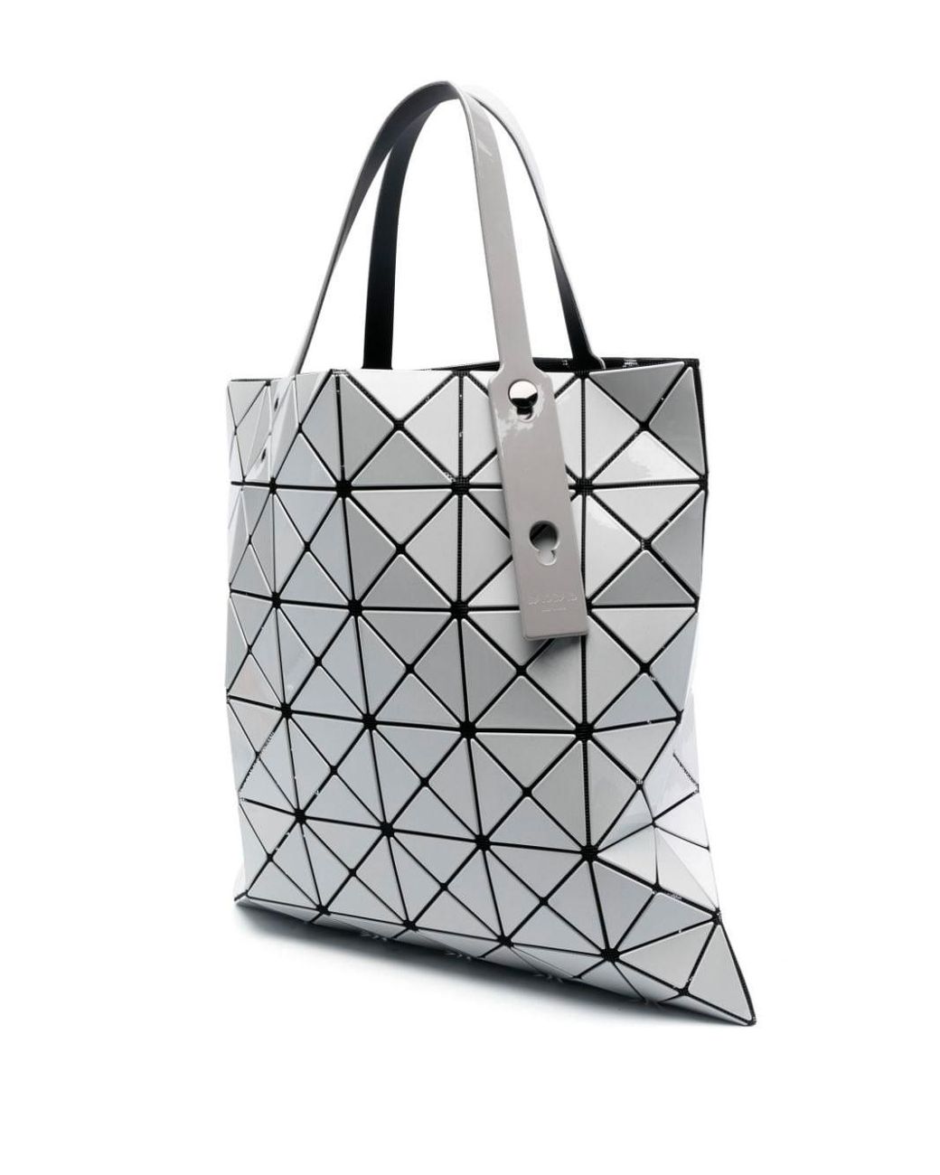 Bao Bao Issey Miyake `lucent Gloss Mix` Tote Bag in White | Lyst