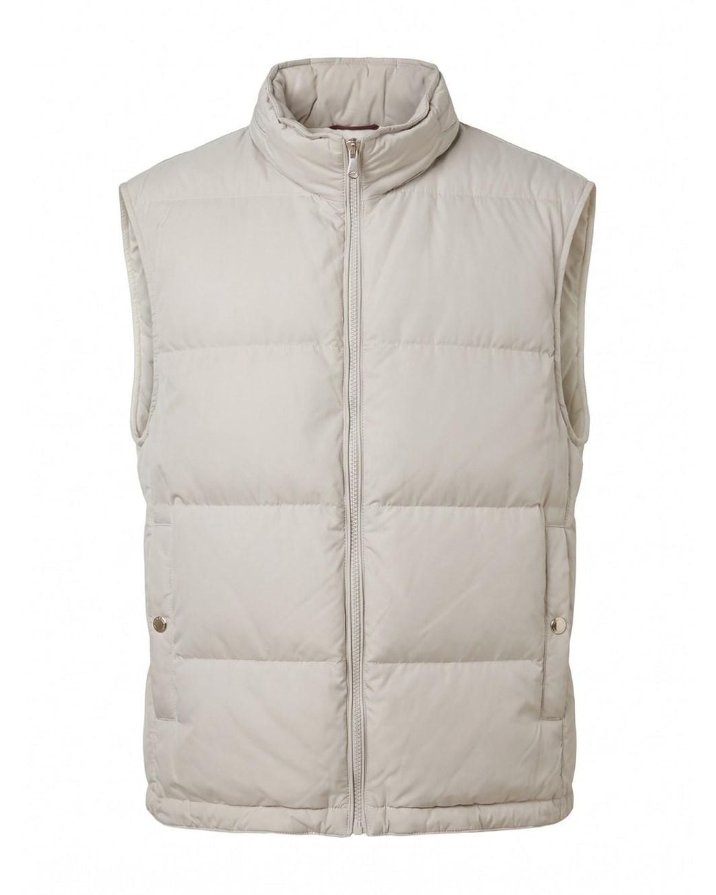 Brunello Cucinelli Gray Padded Vest for men