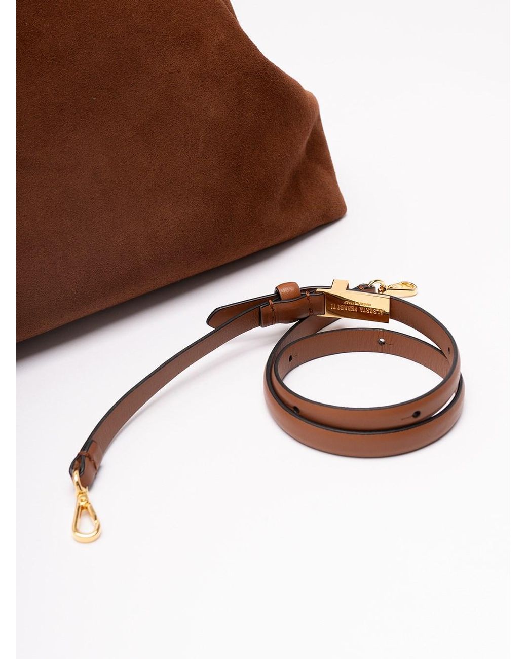 Alberta Ferretti Brown Shoulder Bag