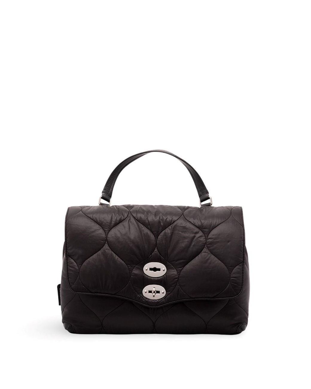 Zanellato Black Medium 'Postina Lunaria' Bag