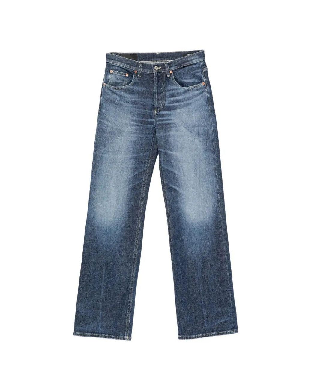 Dondup Blue 'Jacklyn' Loose 5-Pocket Jeans