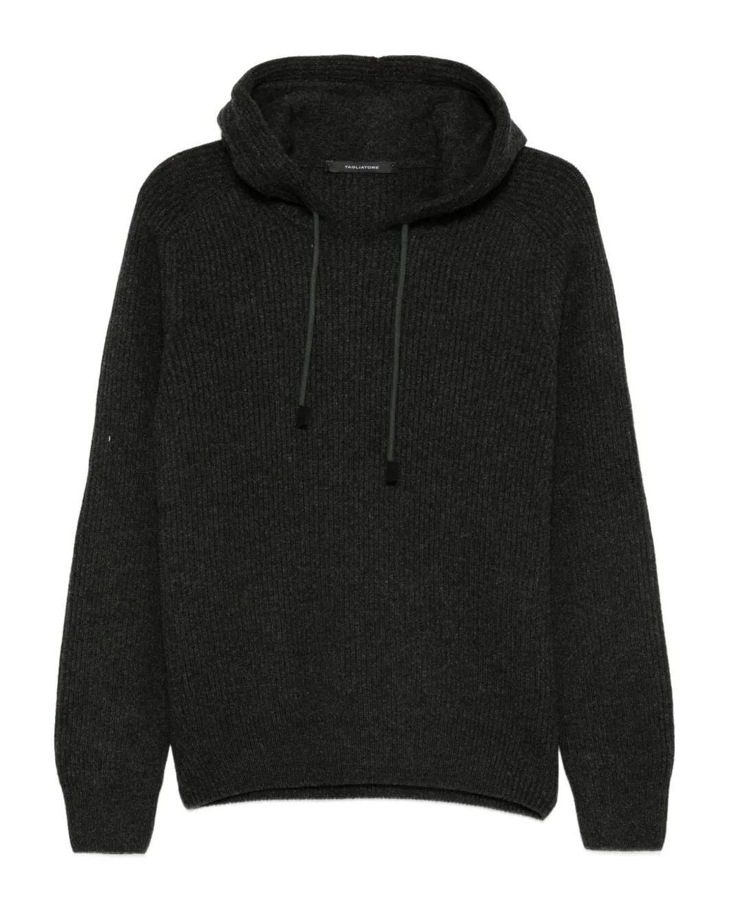 Tagliatore Black Sweater for men