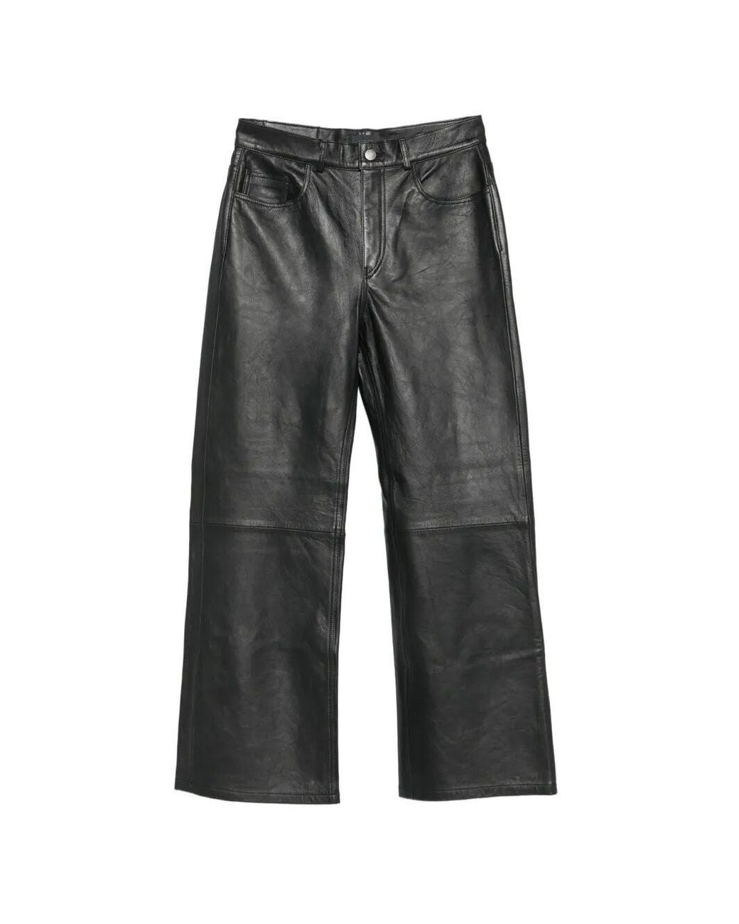 Haikure Gray 'Winny' Leather Pants